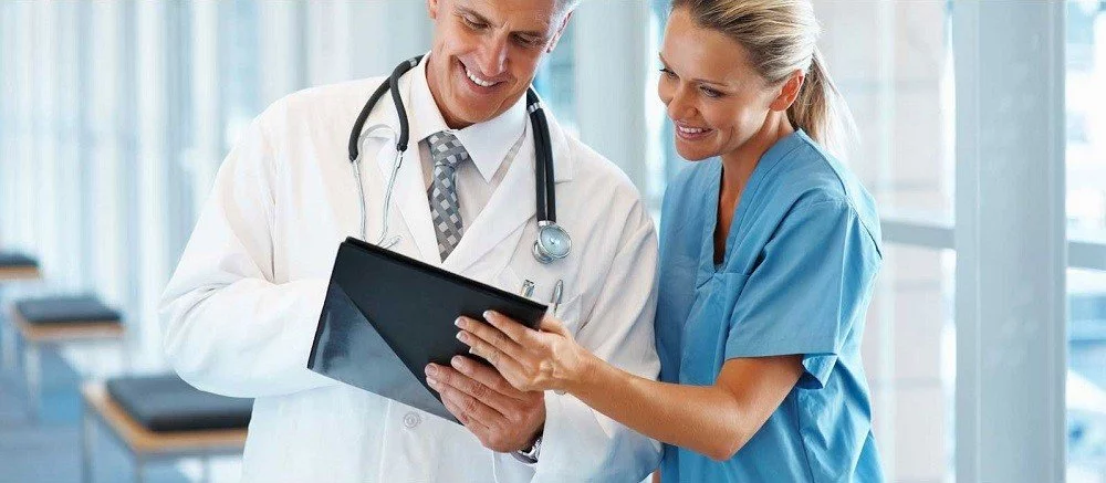 Doctor Nurse Health IT Cloud