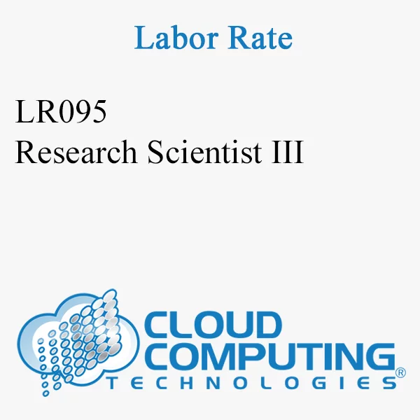 Research Scientist III